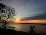 Sunrise Picture on Cedar Creek Lake in East&nbsp;Texas